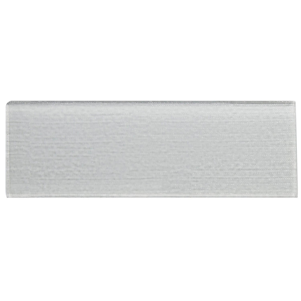 Cotton Textured Glass Subway Tile - 4"x12"