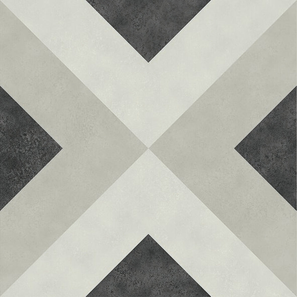 Matte Gray Diamond Pattern 6x6 Porcelain Tile