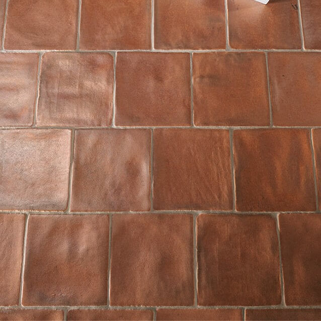 Matte Marsala Red 4x4 Terracotta Ceramic Backsplash Tile